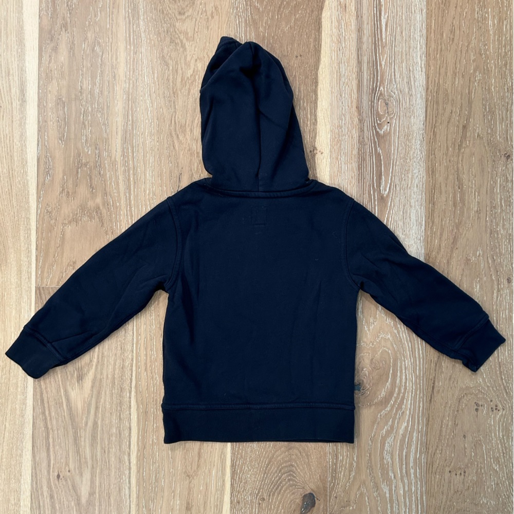 Boys Navy Gap Hoodie with Yellow Patch Print size XS - Picture 5 of 6